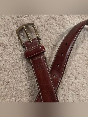 Ralph Lauren Men’s Brown Genuine Leather Belt Size 34 Classic Casual Dress Work